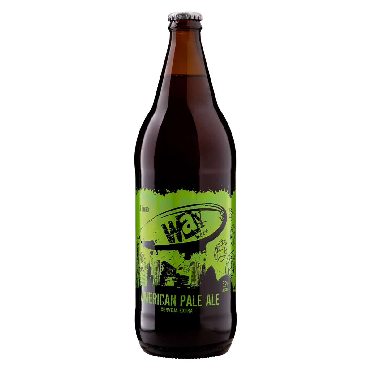 Cerveja American Pale Ale Way Beer Garrafa 1l