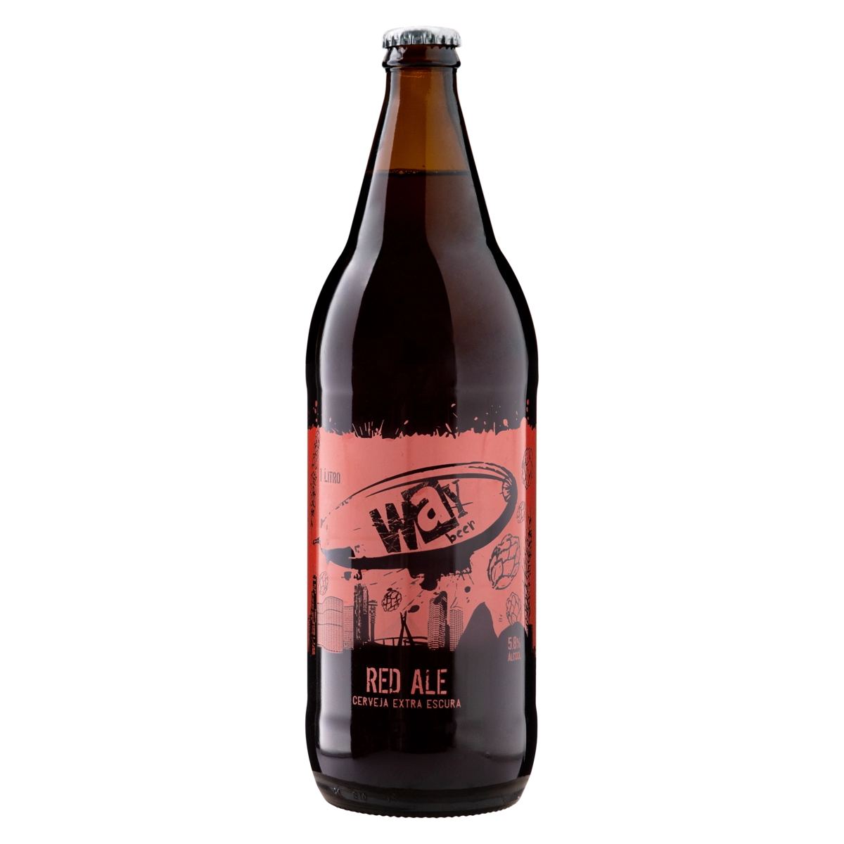 Cerveja Red Ale Way Beer Garrafa 1l