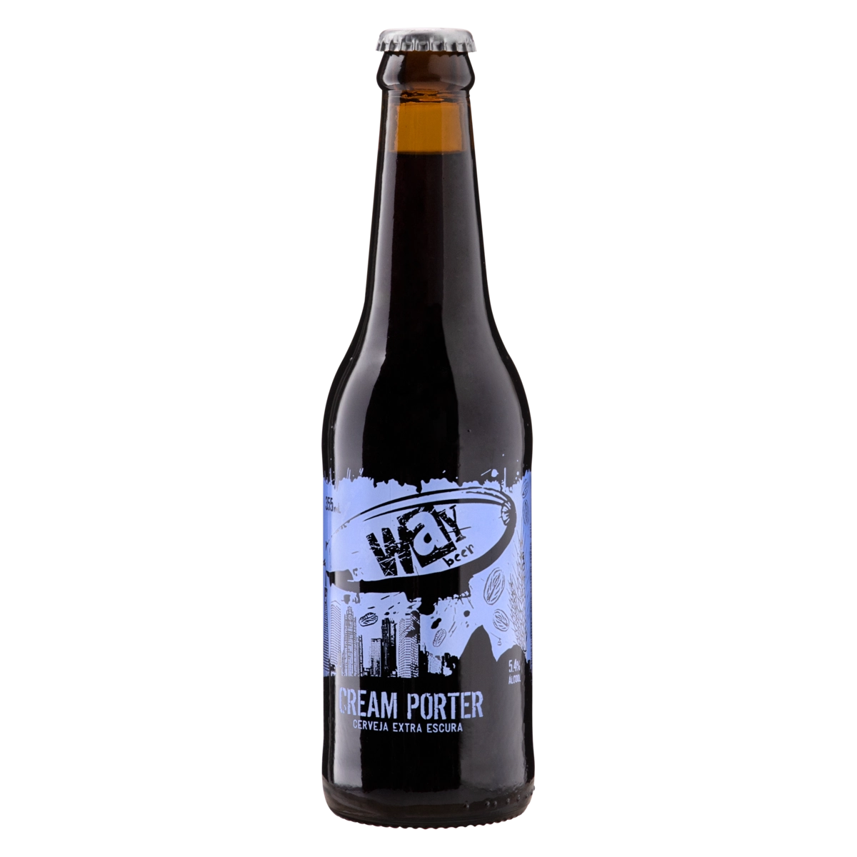 Cerveja Porter Cream Way Beer Garrafa 355ml