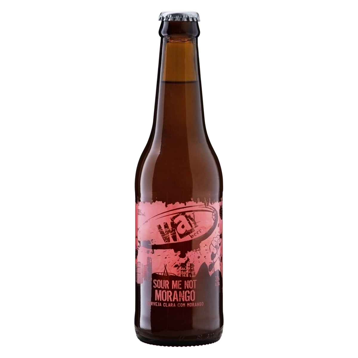 Cerveja Sour Me Not Morango Way Beer Garrafa 355ml