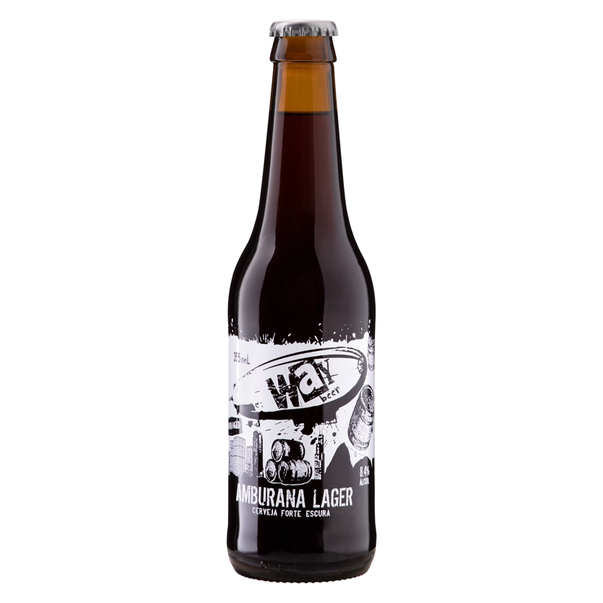 Cerveja Lager Amburana Way Beer Garrafa 355ml