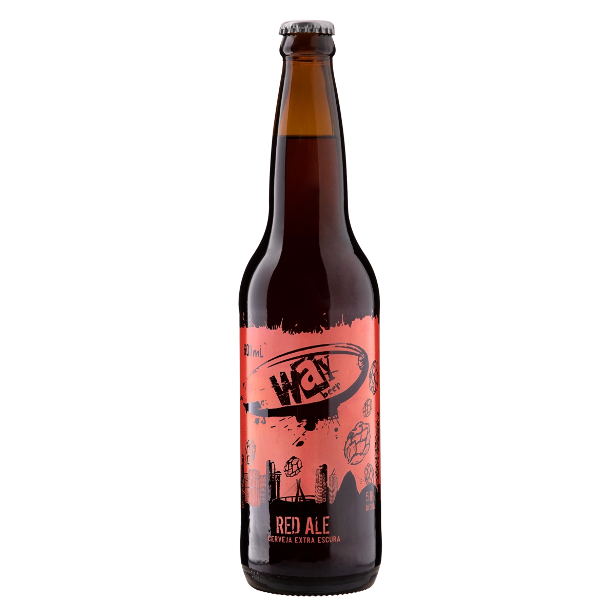 Cerveja Red Ale Way Beer Garrafa 600ml