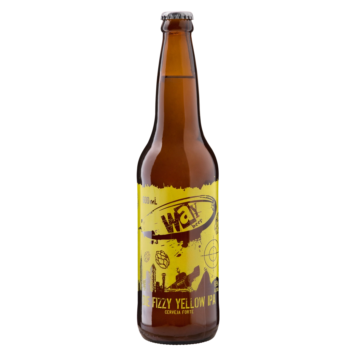 Cerveja Ipa Die Fizzy Yellow Way Beer Garrafa 600ml