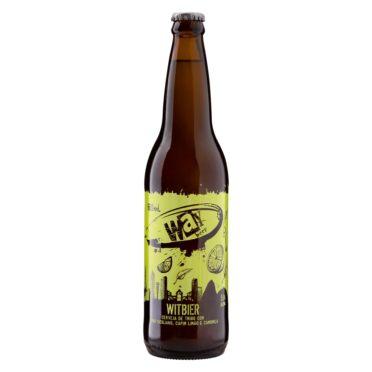 Cerveja Witbier Way Beer Garrafa 600ml