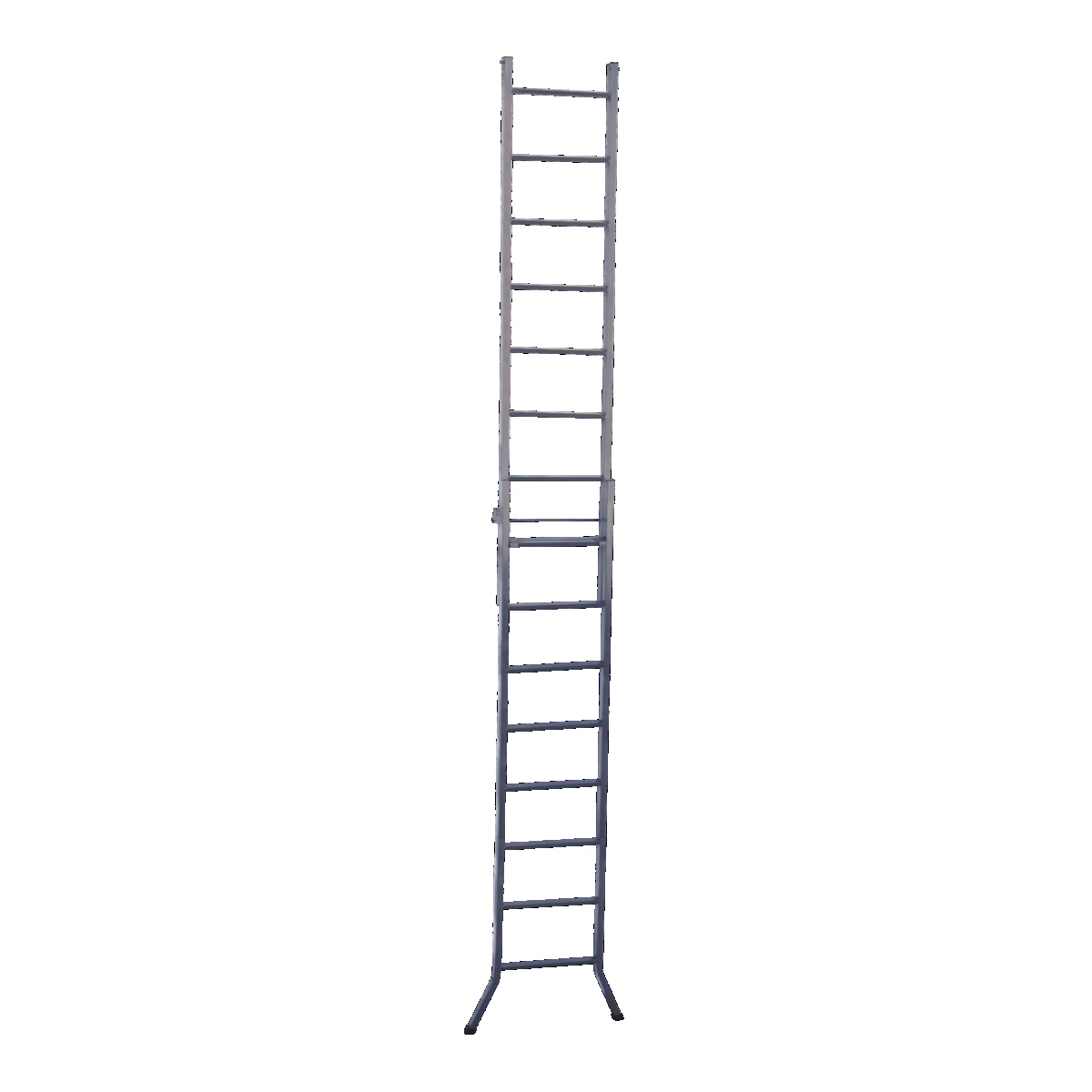 Escada 3 Em 1 Extensiva Em Chapa De Aço 15 E 8 Degraus 450cm