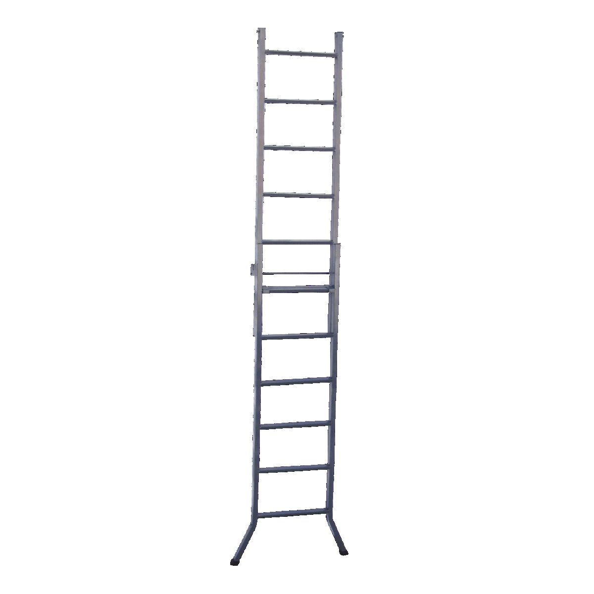 Escada 3 Em 1 Extensiva Em Chapa De Aço 11 E 6 Degraus 330cm