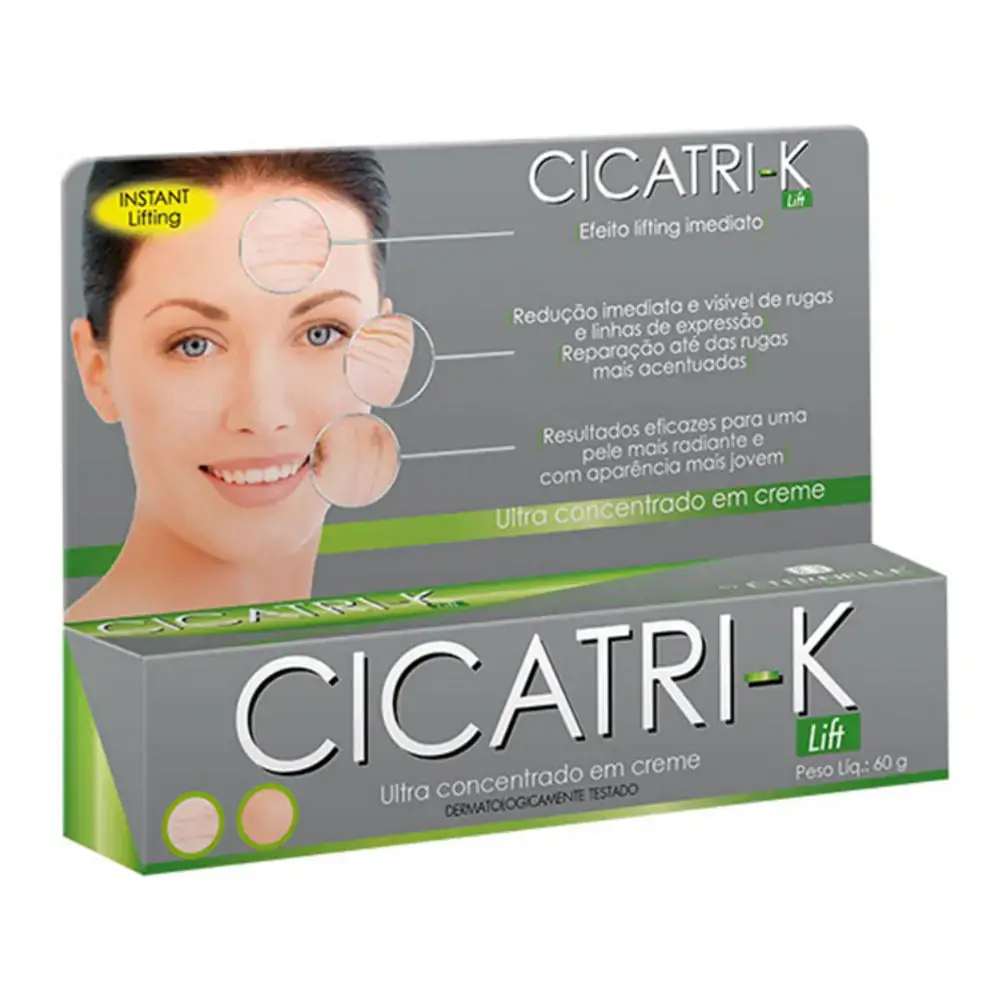 Creme Facial Cicatri K Instant Lifting 60g