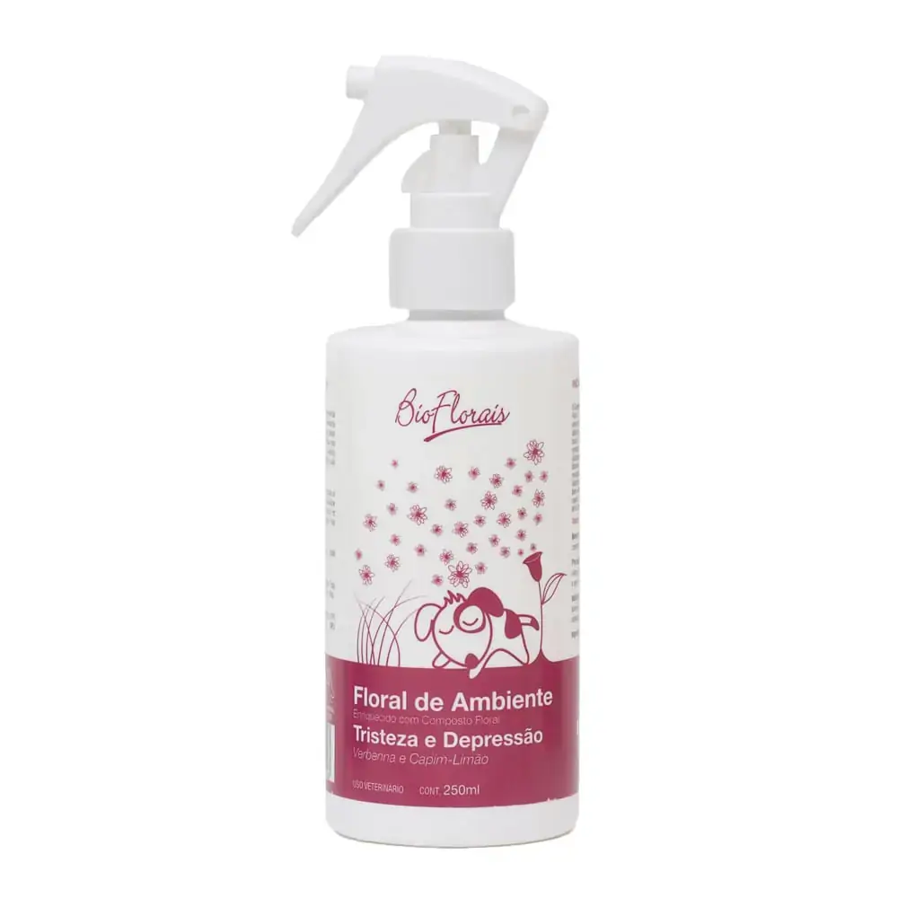 Floral De Ambiente Bio Florais Pet Tristeza E Depressão 250ml
