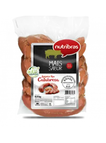 Linguica Calabresa Nutribras 2,5 Kg