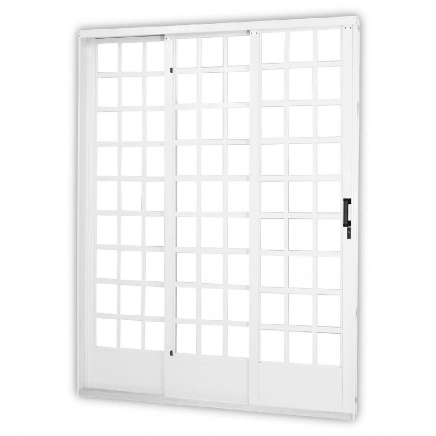 Porta De Aço De Correr 215x160cm Minas Sul Mgm Abertura Direita Branco