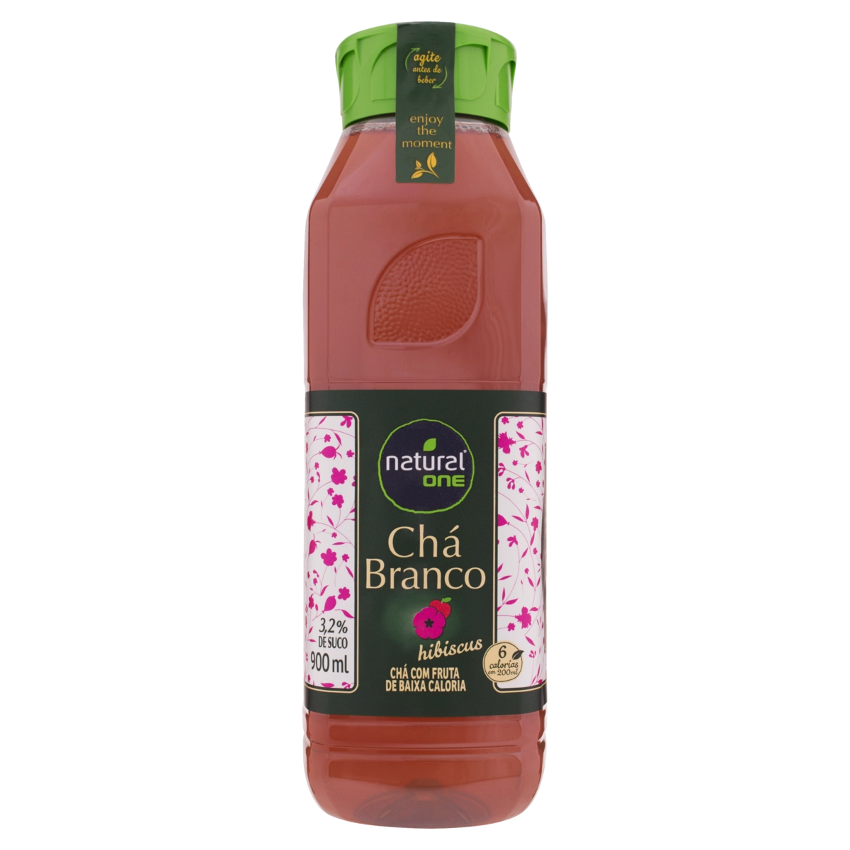 Chá Branco Hibiscus Natural One Garrafa 900ml