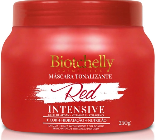 Mascara Capilar Tonalizante Biotchelly 250g Red