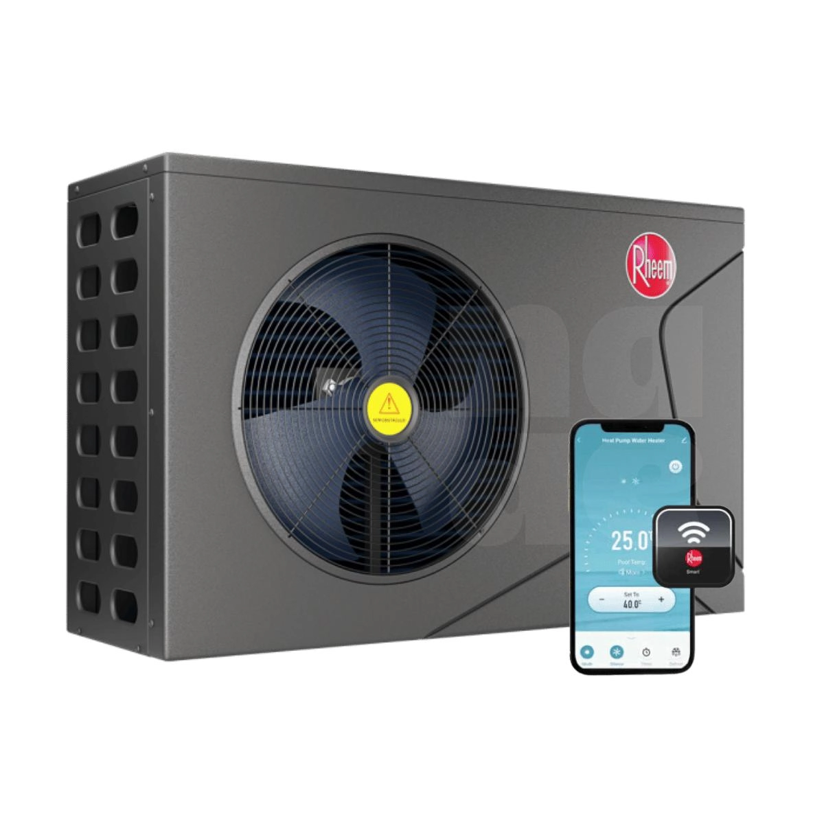 Trocador De Calor Para Piscina Inverter Rb80 C/ Wifi - Rheem