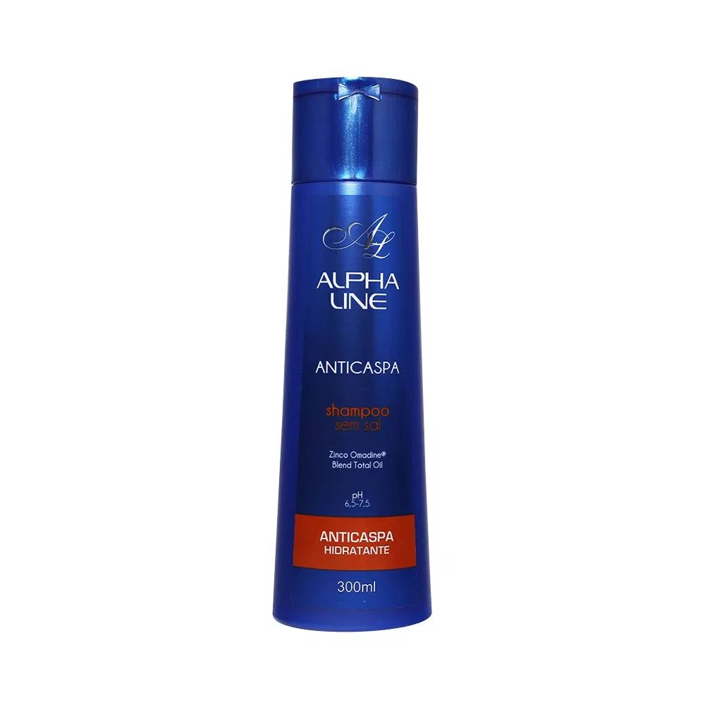 Shampoo AntiCaspa Hidratante Alpha Line 300Ml