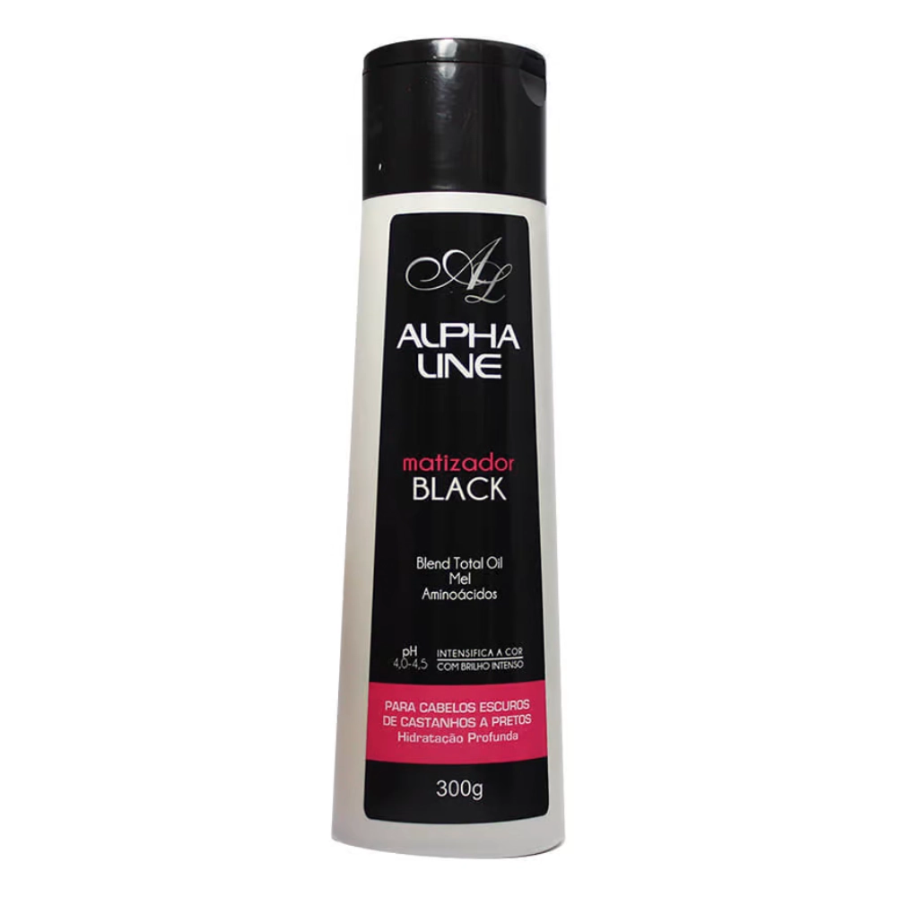 Shampoo Alpha Line Matizador Cabelos Pretos