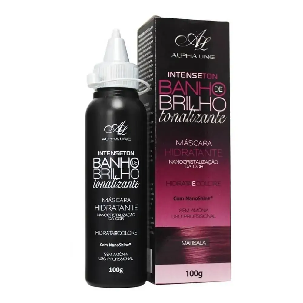 Alpha Line Intenseton Banho De Brilho 100g Marsala