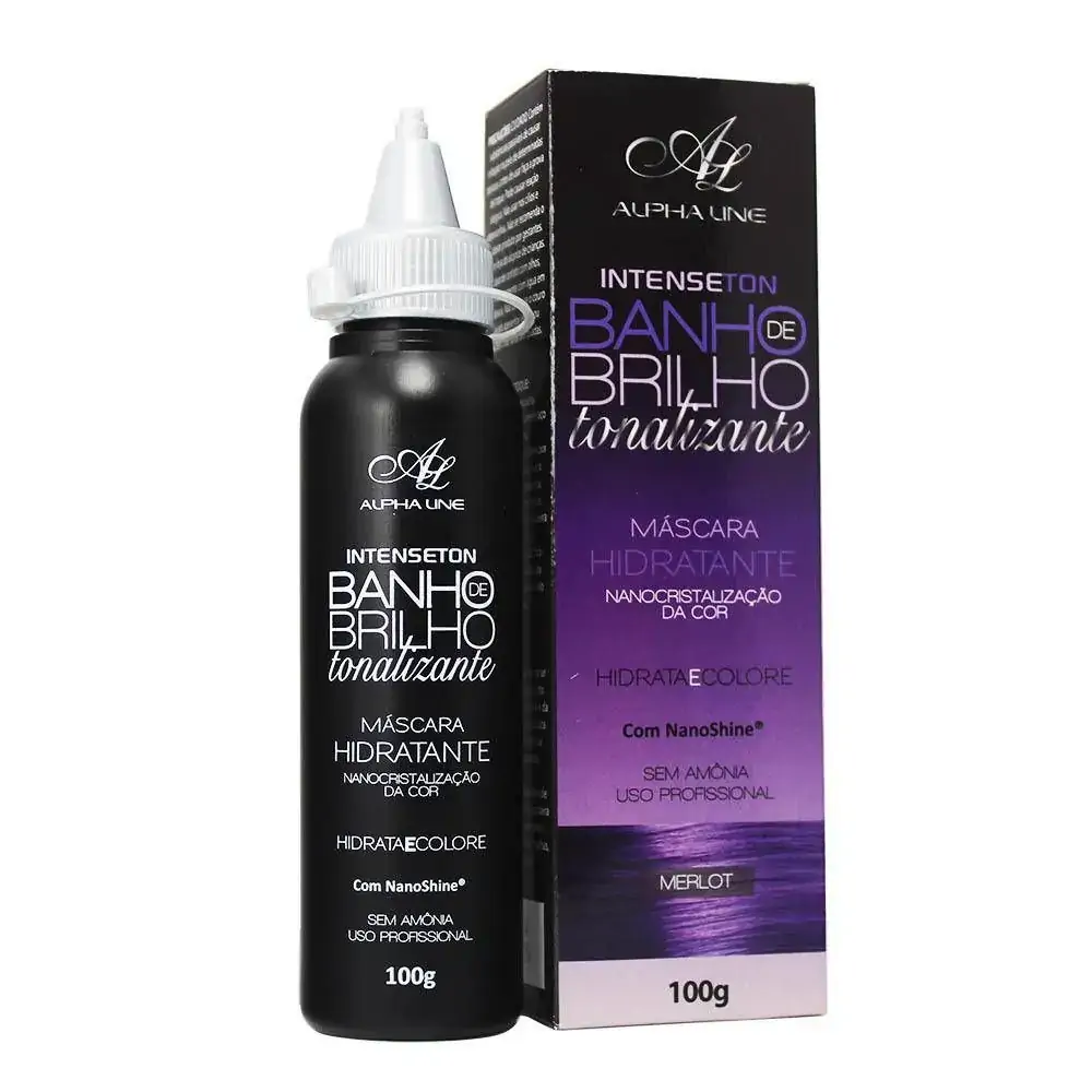 Alpha Line Intenseton Banho De Brilho 100g Merlot