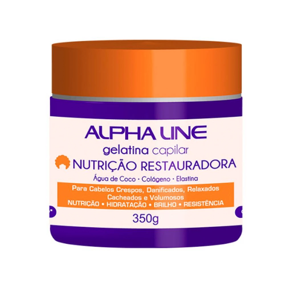 Gelatina Capilar Alphaline Gelatina Cap. Nutr. Rest 350g