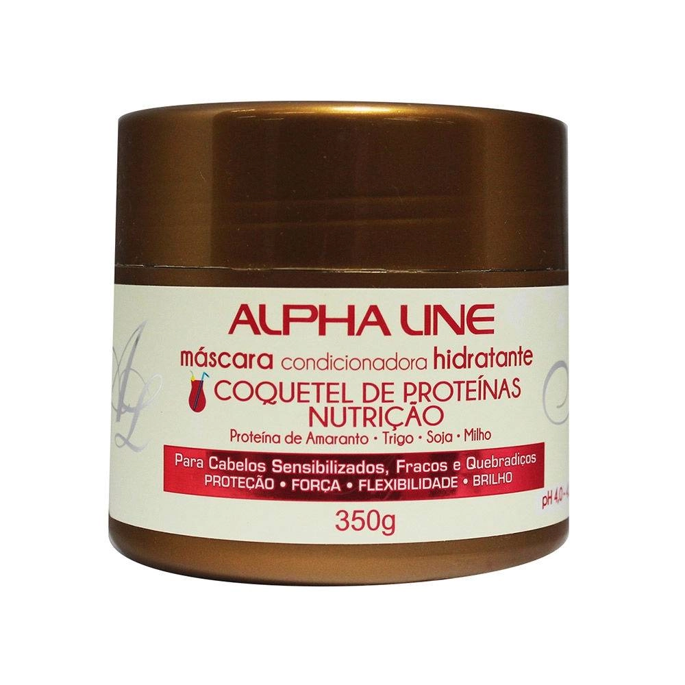 Alpha Line Coquetel Proteinas Masc 350g