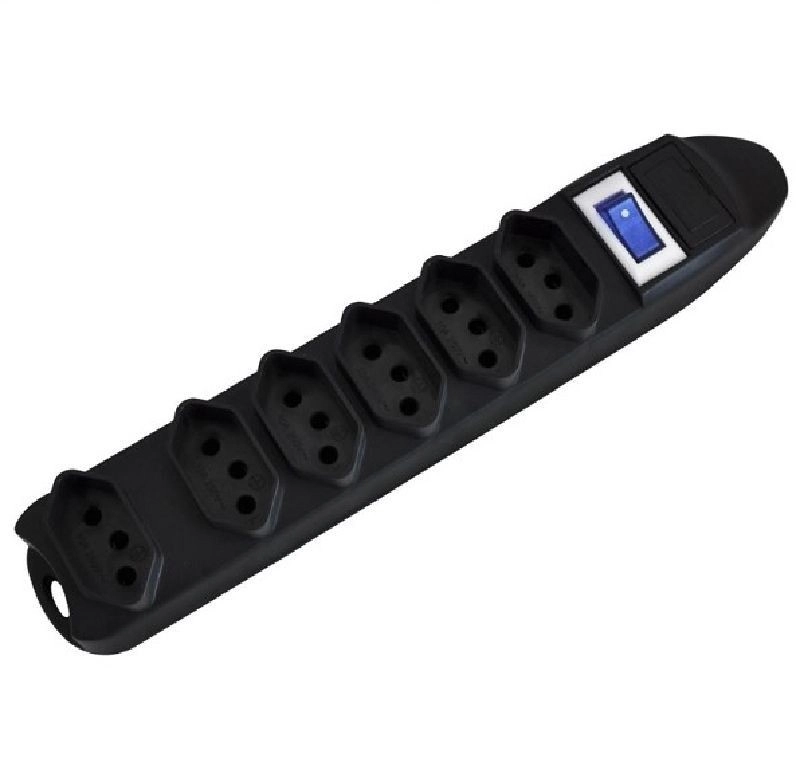 Filtro De Linha Fortrek 6 Tomadas 2p+1t Pst-101