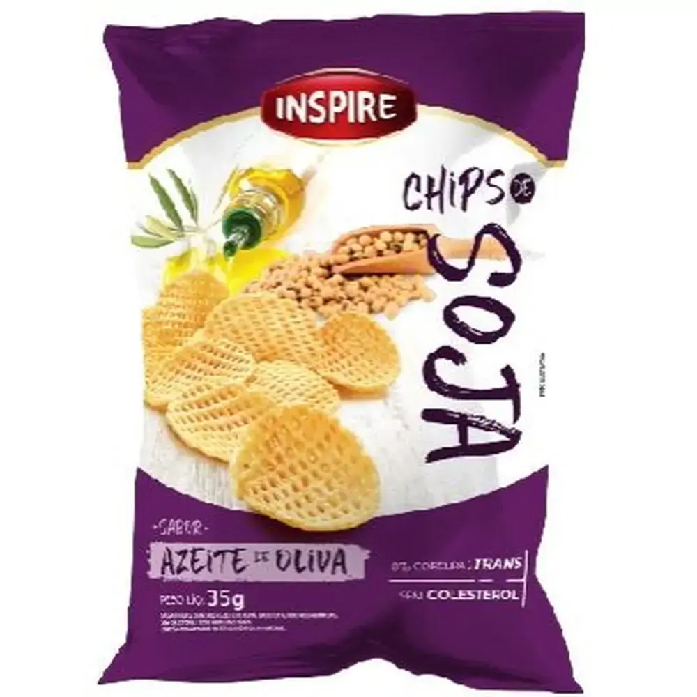 Chips De Soja Inspire Azeite De Oliva 35g