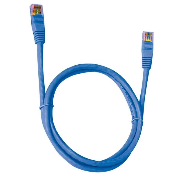 Cabo De Rede Cat.6 1.5m Pc-eth6u15bl Azul Patch Cord Plus Cable