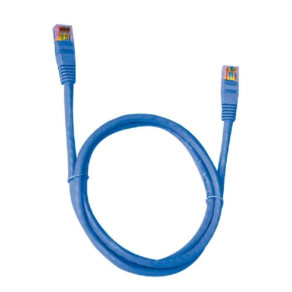 Cabo De Rede Cat.5e 1.5m Pc-ethu15bl Azul Patch Cord Plus Cable