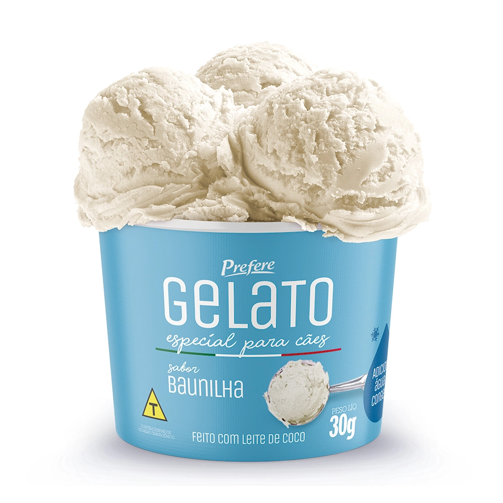 Prefere Gelato P/ Caes Baunilha 30g