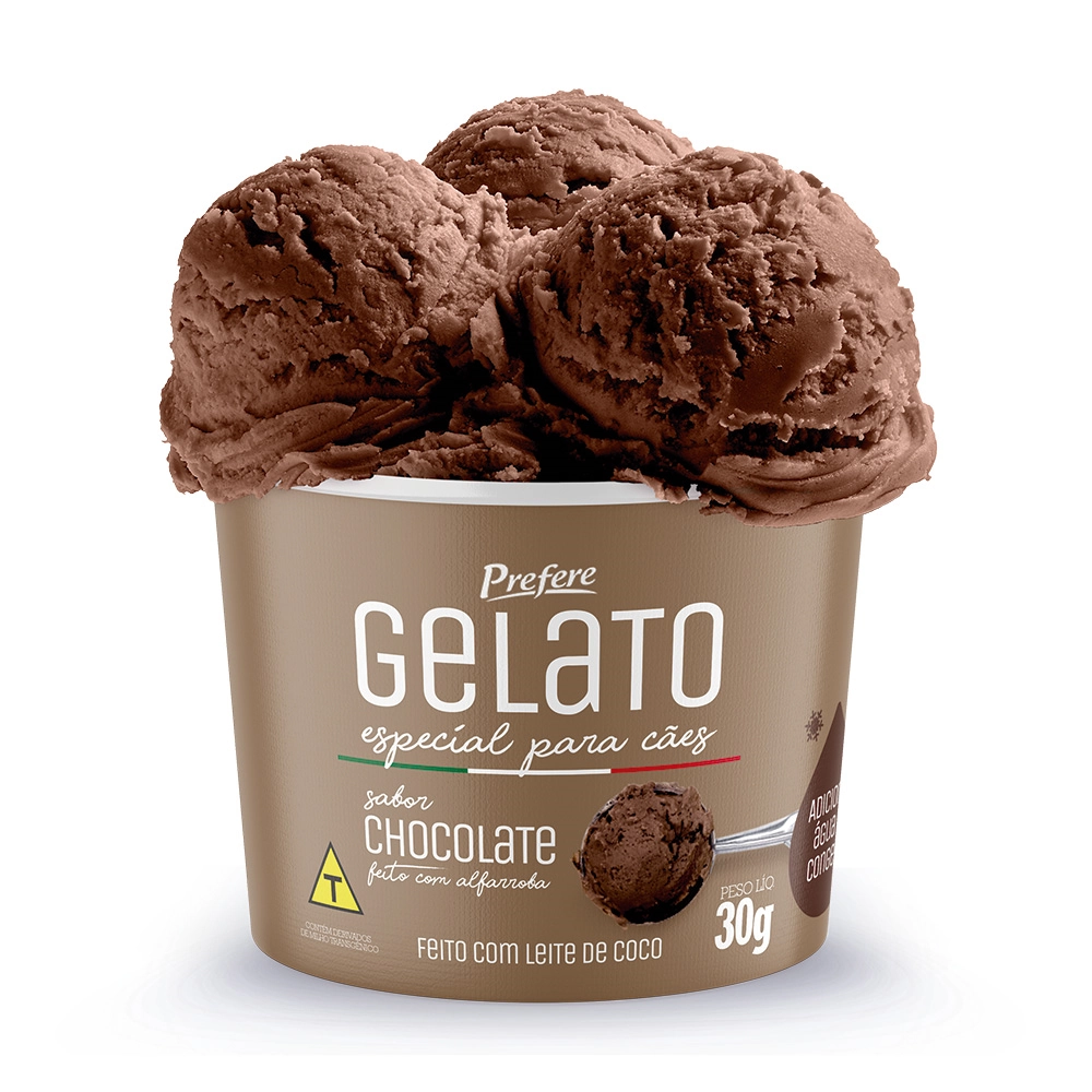 Prefere Gelato P/ Caes Chocolate 30g