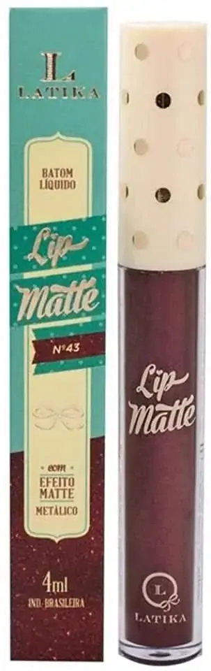 Latika Bt Liq Matte N.43 Roxo Metal