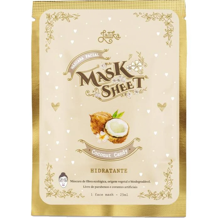Mascara Facial Sheet Coconut Cand Latika