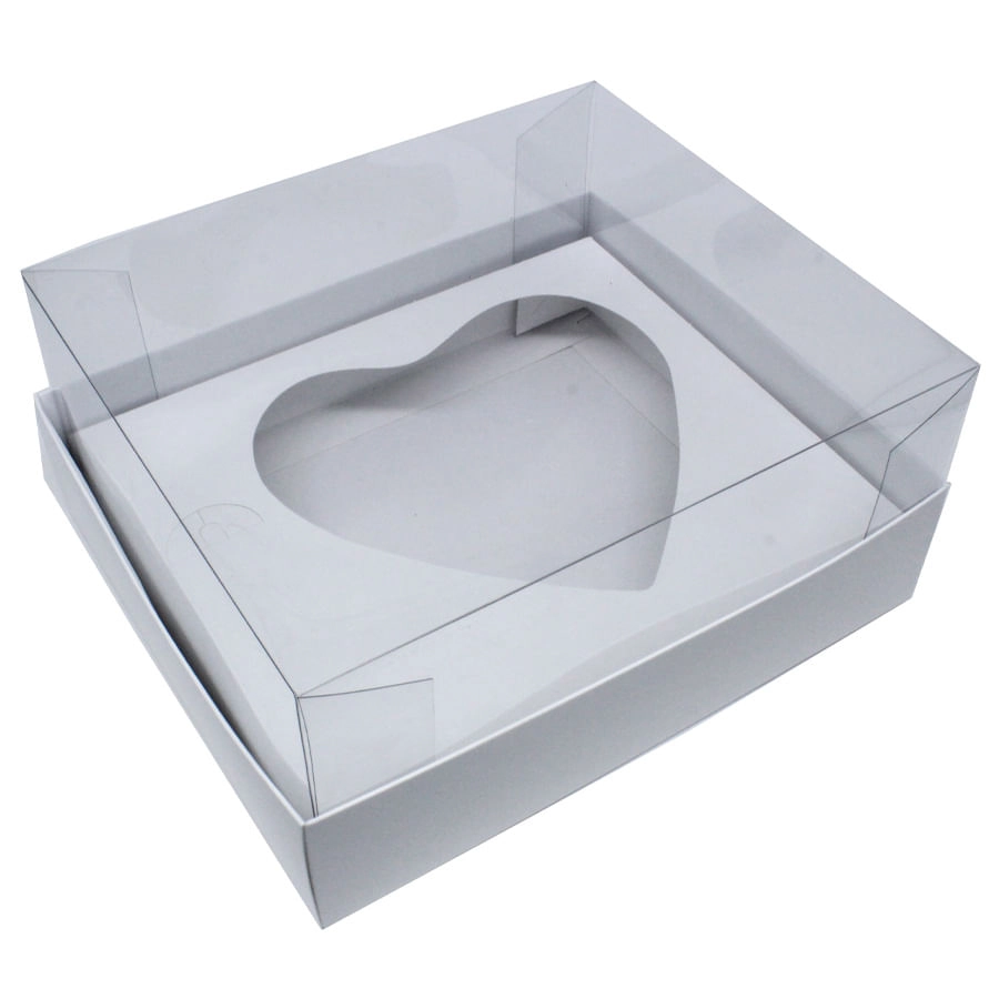 Cx Coracao De Colher 500gr Branca 20x17x8 C.5 Un Yinpack