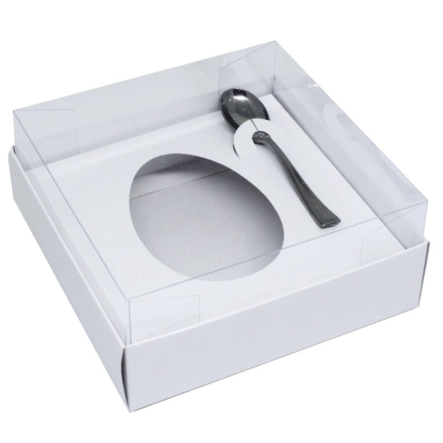 Cx Ovo Colher Branco 150g/200g C/5 Yinpack