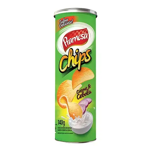 Batata Chips Creme E Cebola Pramesa 140g