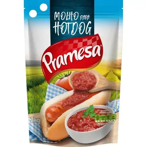 Molho De Tomate Hot Dog Pramesa Sachê 2kg