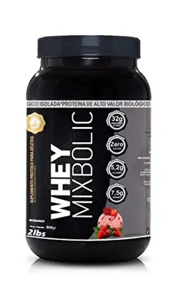 Whey Protein Mix Bolic Morango 900gr Sport
