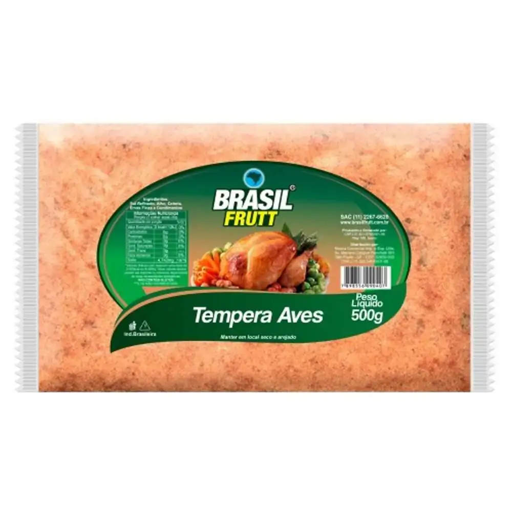 Tempera Aves Brasil Frutt 500g Natural