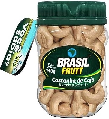 Castanha Caju Br Frutt Torr Salgadinho Pcte