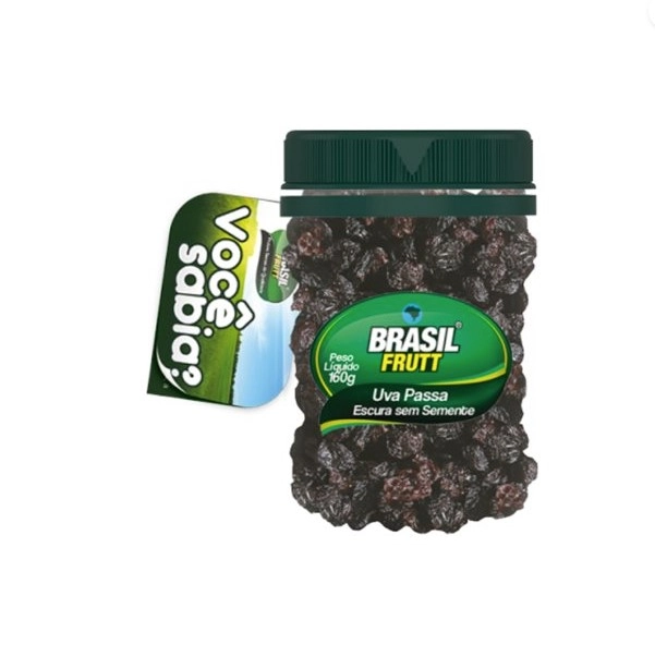 Uva Passa Br Frutt Preta Pote