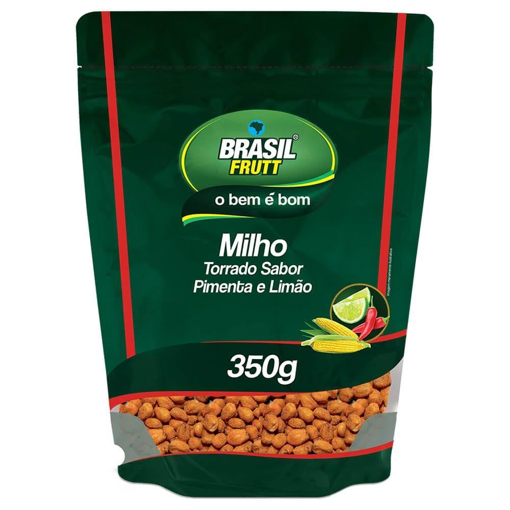 Milho Torrado Brasil Frutt Pimenta/limao