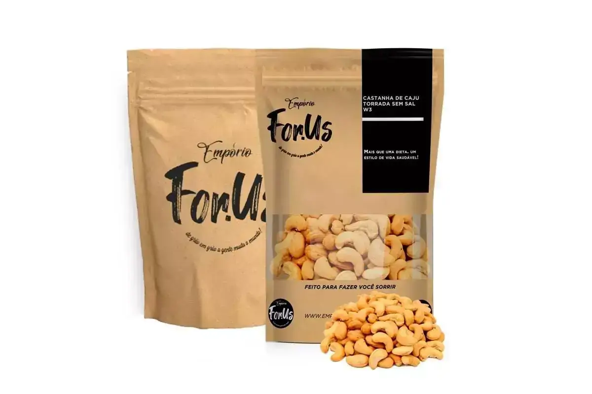 CASTANHA DE CAJU TORRADA SEM SAL PACOTE 150G