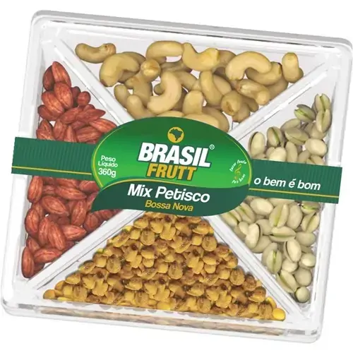 Mix Petisco Brasil Frutt 360g Bossa Nova