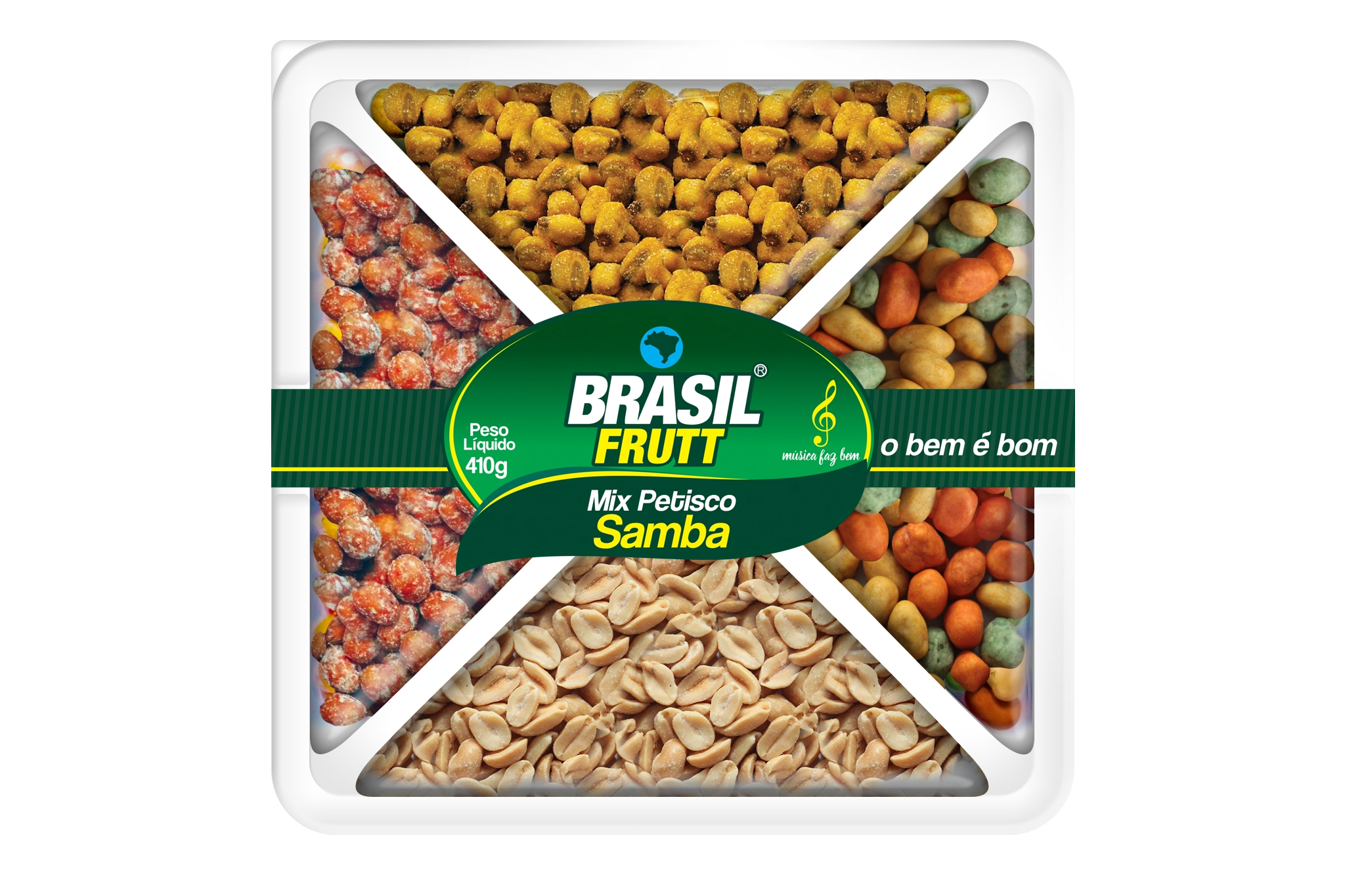 Mix Petisco Samba 410g Brasil Frutt