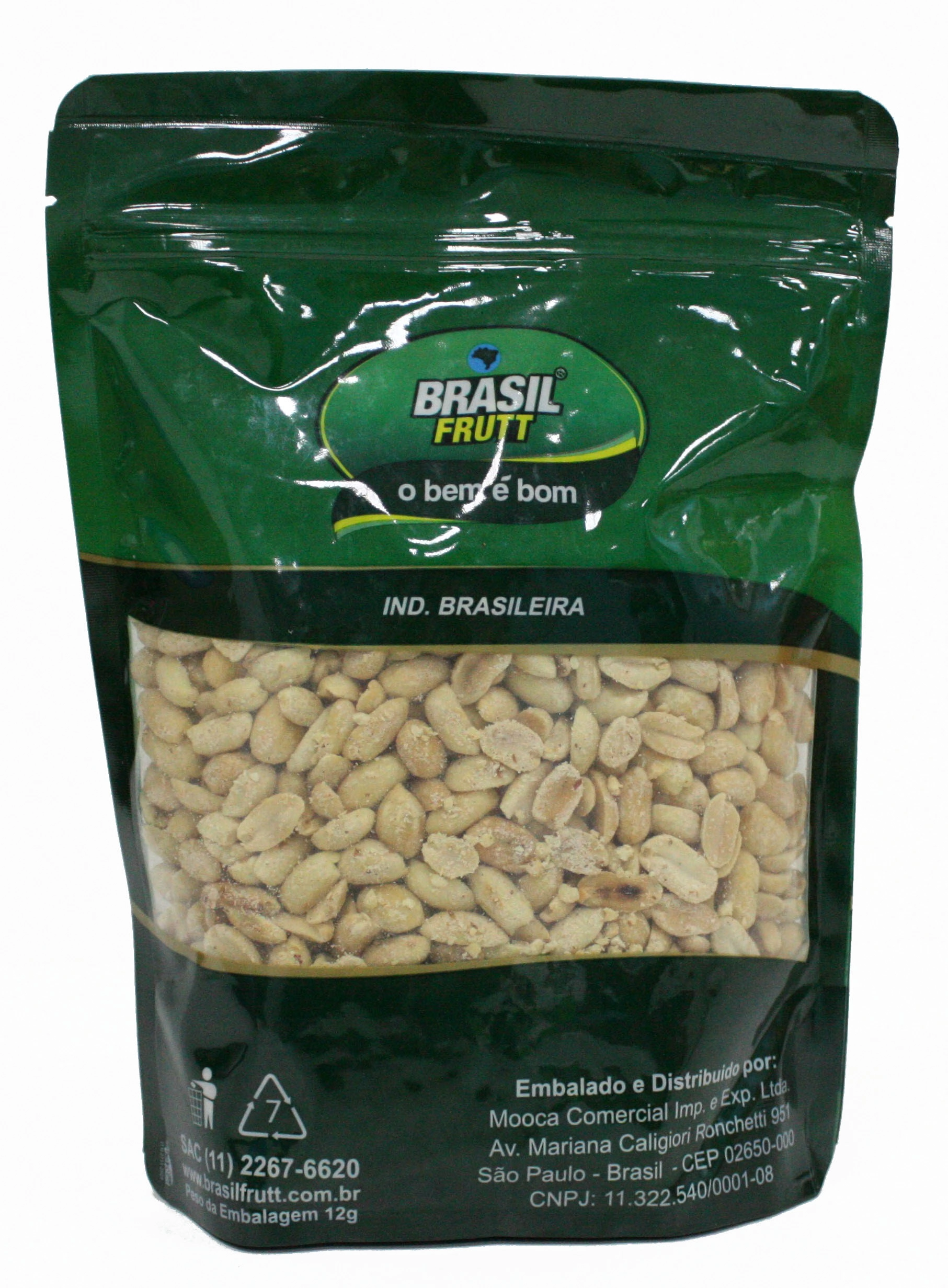 Amendoim S/ Pele Torr.salg Brasil Frutt 350g
