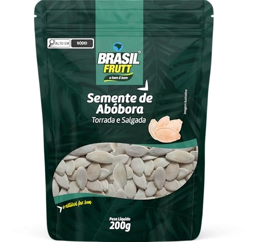 Semente Abobobora C/ Casca Torrada Salg 200g