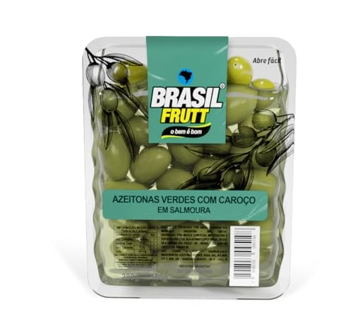 Azeitona Brasilfrutt Verde C/caroco 160g