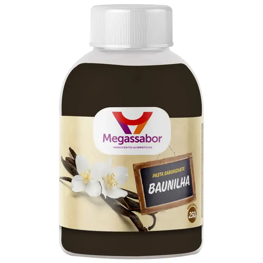 Pasta Saborizante Baunilha 250g Mega Sabor