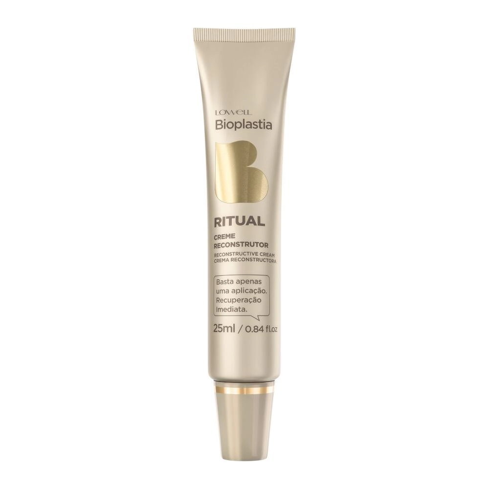 Creme P/pentear Lowell Reconstrutor Bioplastia 25ml