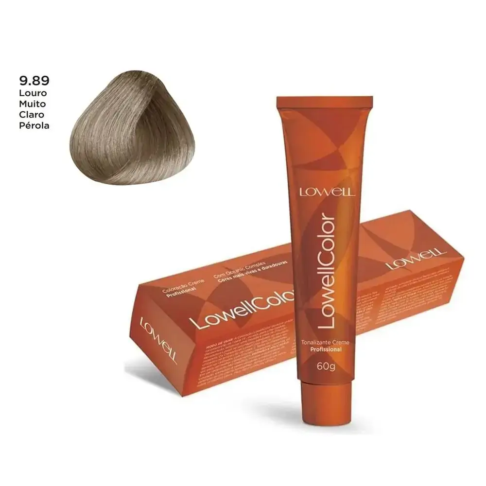 Tonalizante 9.89 Louro Muito Claro Pérola - Lowell Color - 60g