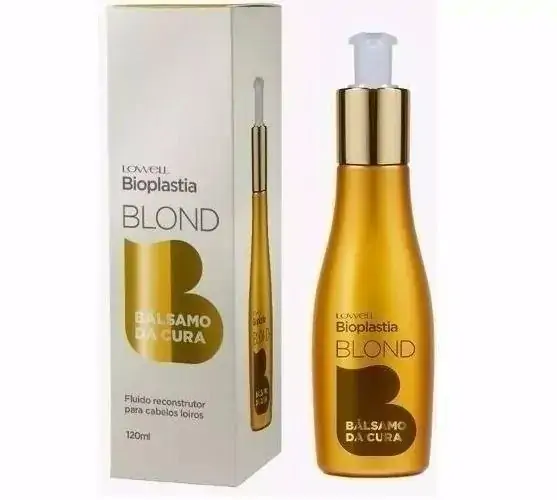 Lowell Bioplastia Capilar Blond Bálsamo da Cura - Tratamento Capilar 120ml